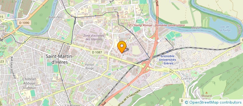 localisation de l'entreprise SODECHA  SAINT-MARTIN-D'HERES