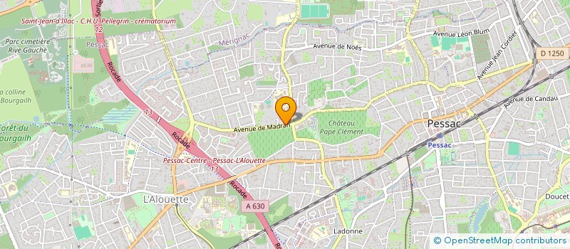 localisation de l'entreprise SODECK MENUISERIE ET CHARPENTE à PESSAC