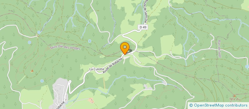 localisation de l'entreprise SODECLIM SERVICE à SAINT-DIE-DES-VOSGES