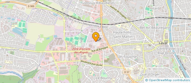 localisation de l'entreprise SODECO à LAVAL