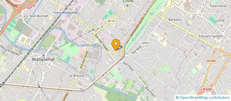 localisation de l'entreprise SODECO'R  CROIX