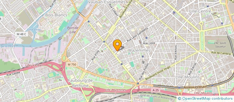 localisation de l'entreprise SODECO SARL à LILLE