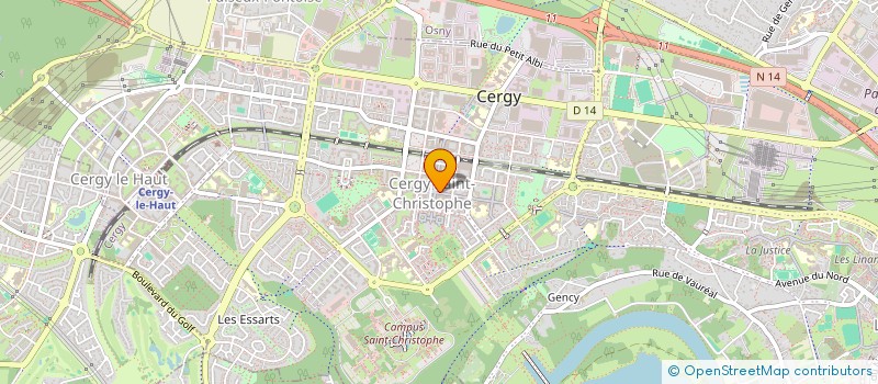 localisation de l'entreprise SODECO SARL  CERGY