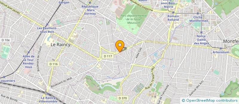 localisation de l'entreprise SODECOB à CLICHY-SOUS-BOIS
