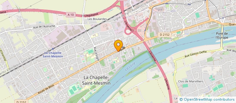 localisation de l'entreprise SODECTRA  CHAINGY