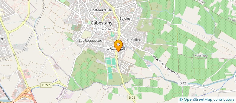 localisation de l'entreprise SODEFI  CABESTANY