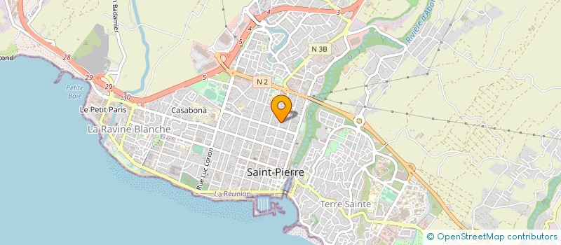 localisation de l'entreprise SODEFI à SAINT-PIERRE