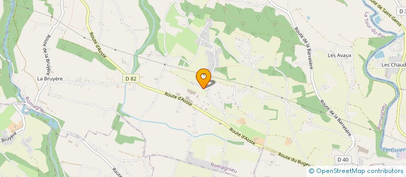 localisation de l'entreprise SODEFIBRE  ROMAGNIEU