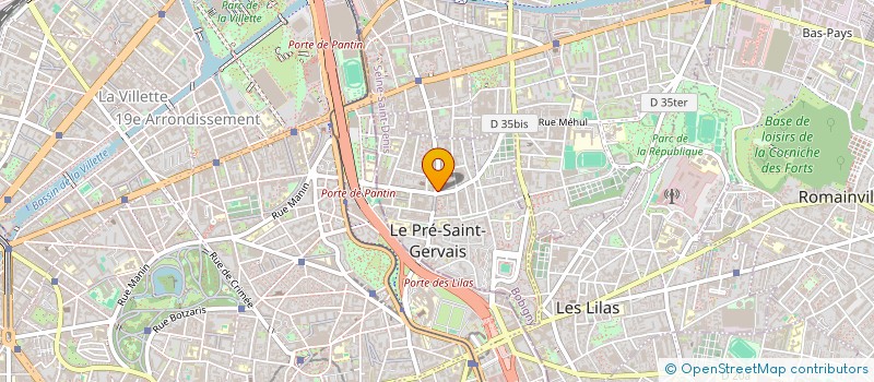 localisation de l'entreprise SODEFRAM à LE PRE-SAINT-GERVAIS