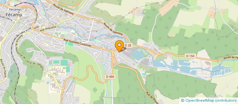 localisation de l'entreprise SODEGRAVE  FECAMP