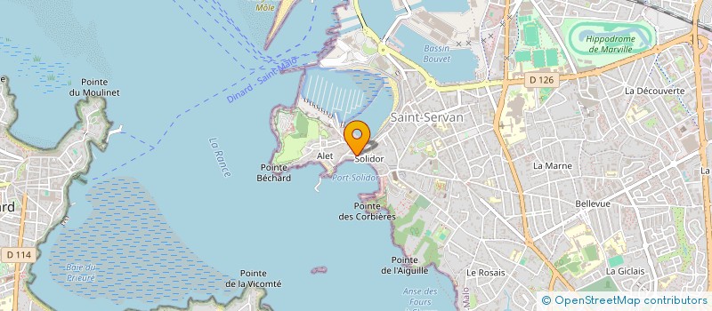 localisation de l'entreprise SODEGY à SAINT-MALO
