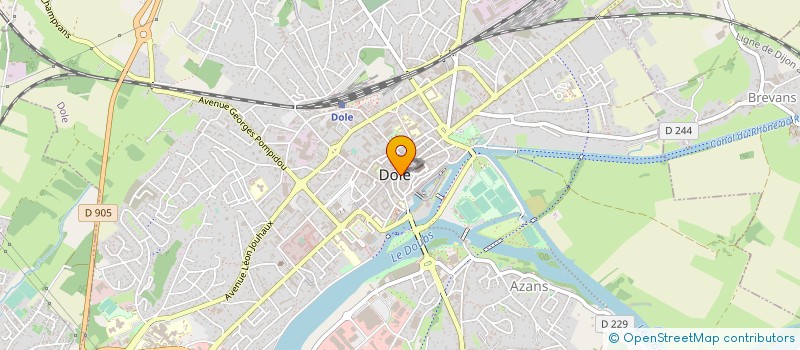 localisation de l'entreprise SODEJE à DOLE
