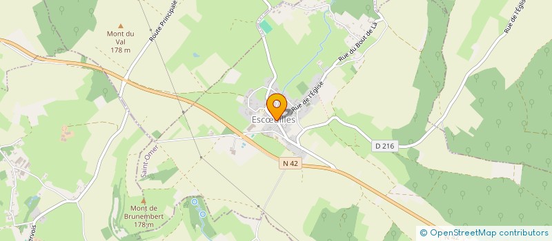 localisation de l'entreprise SODEKA INVEST  ESCUILLES