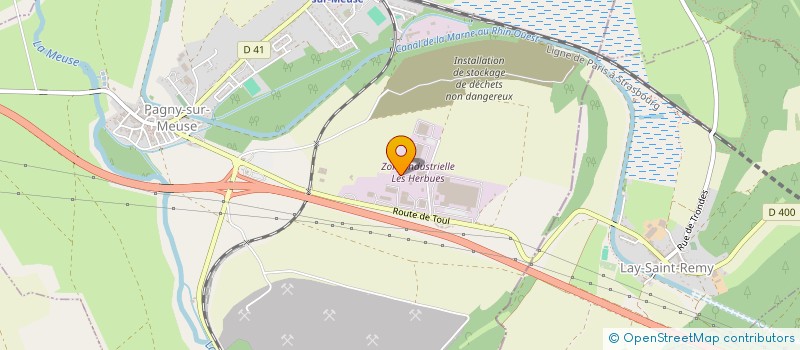 localisation de l'entreprise SODEL à PAGNY-SUR-MEUSE