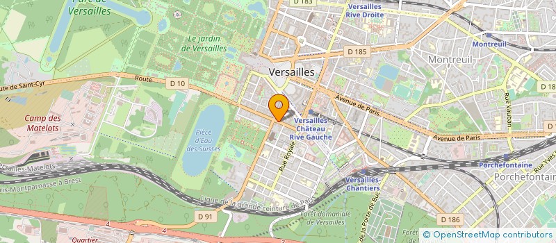 localisation de l'entreprise SODELAVIA à VERSAILLES