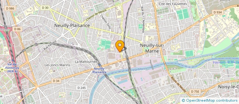 localisation de l'entreprise SODELE à NEUILLY-SUR-MARNE