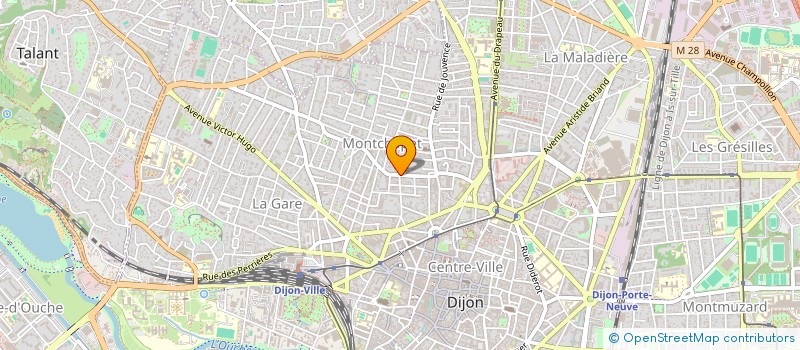 localisation de l'entreprise SODELEC à DIJON