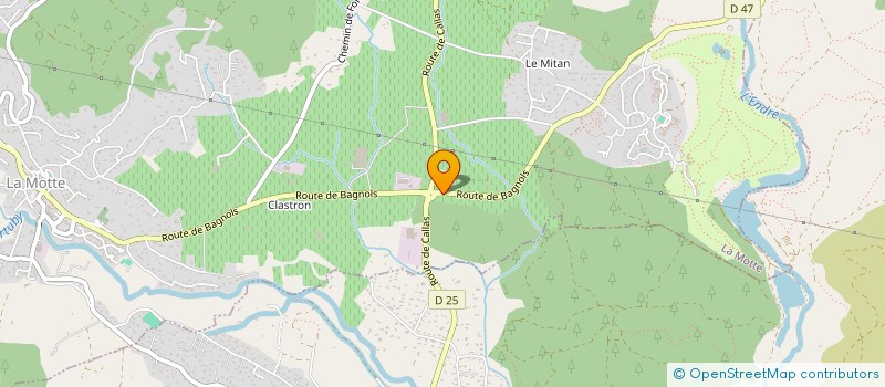 localisation de l'entreprise SODELOC RHONE ALPES à LA MOTTE