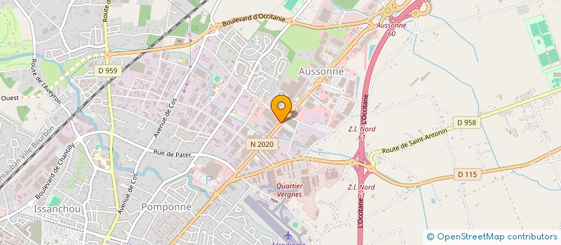 localisation de l'entreprise SODEM  MONTAUBAN