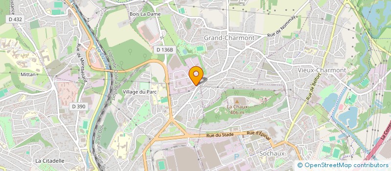 localisation de l'entreprise SODEM CONSTRUCTEUR  MONTBELIARD