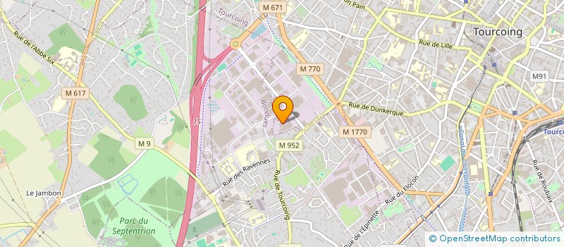 localisation de l'entreprise SODEM DHAZE à TOURCOING
