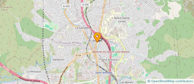 localisation de l'entreprise SODEMA à MARSEILLE