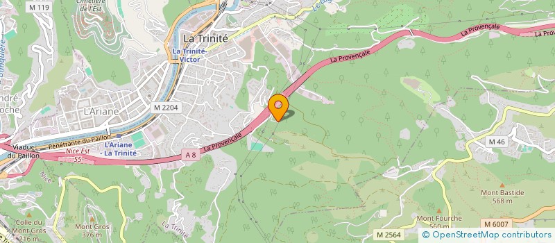 localisation de l'entreprise SODEMAS à LA TRINITE
