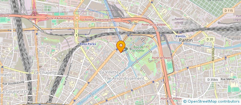 localisation de l'entreprise SODEMO  PARIS