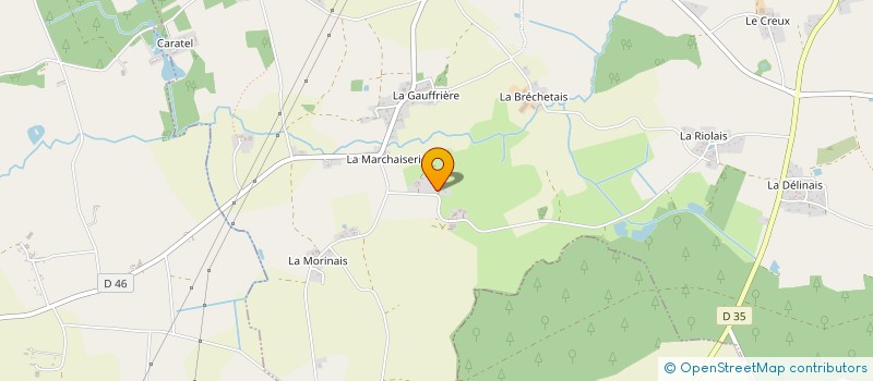 localisation de l'entreprise SODENES à LOUISFERT