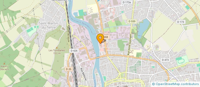 localisation de l'entreprise SODEP à SENS