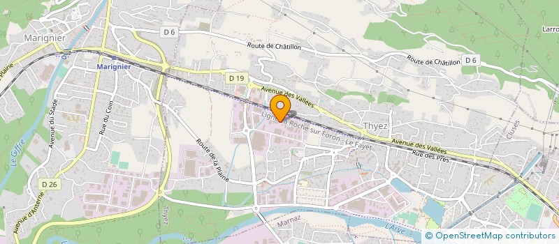 localisation de l'entreprise SODEP KUHAIL à THYEZ