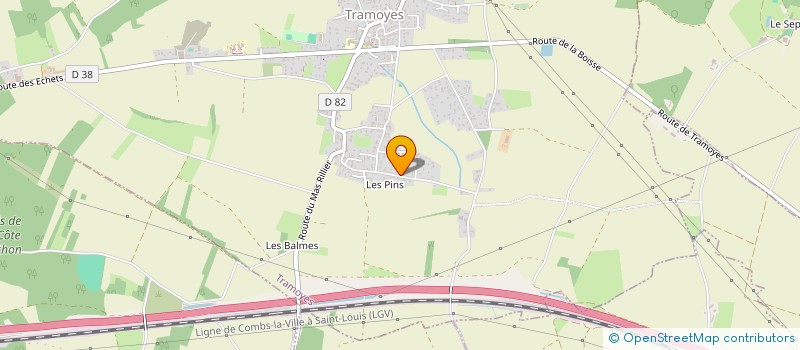 localisation de l'entreprise SODEPAC  TRAMOYES