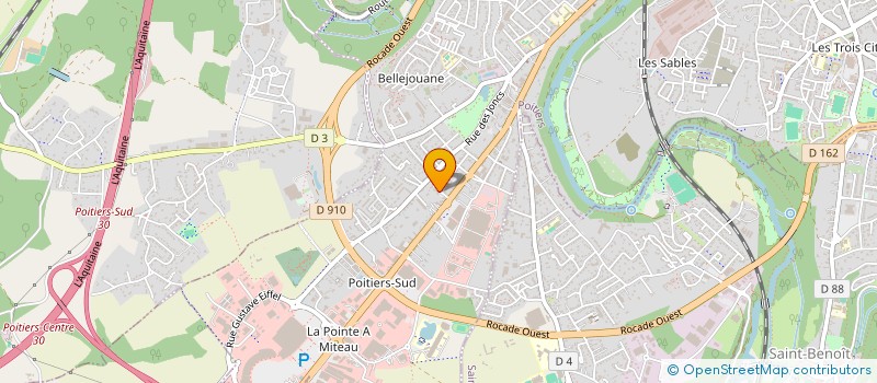 localisation de l'entreprise SODEPAR  POITIERS