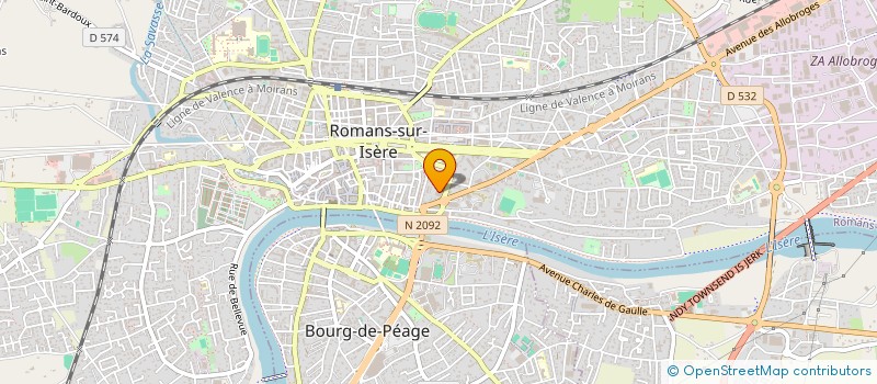 localisation de l'entreprise SODEPAR  ROMANS-SUR-ISERE