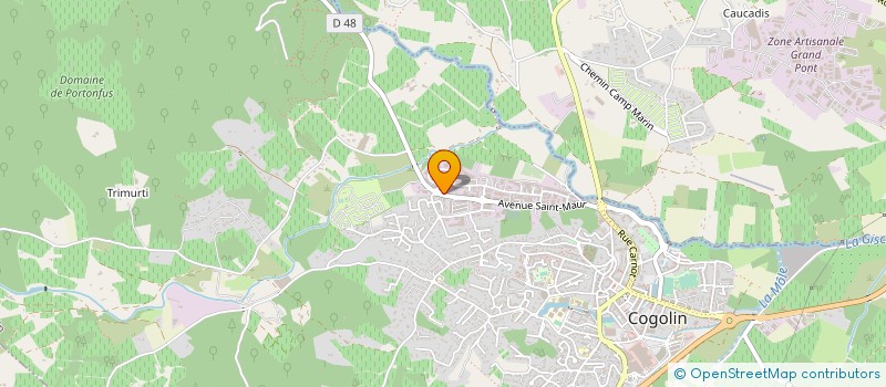 localisation de l'entreprise SODEPEX à COGOLIN