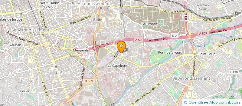 localisation de l'entreprise SODEPI à MARSEILLE