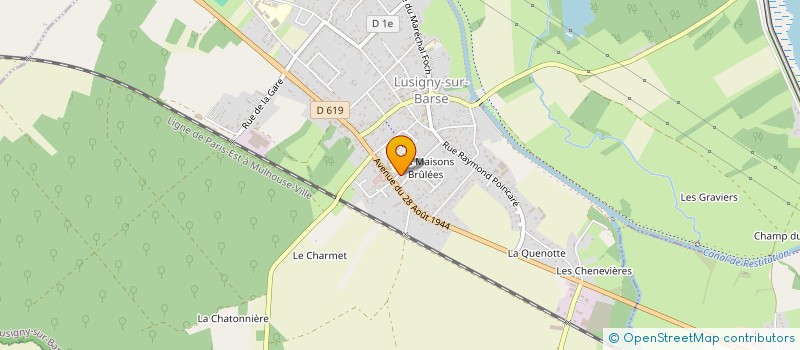 localisation de l'entreprise SODEPLAST à MONTIERAMEY