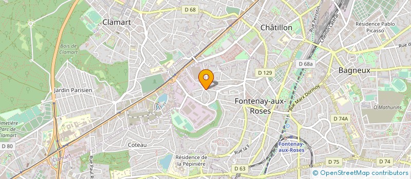 localisation de l'entreprise SODEPOSE à FONTENAY-AUX-ROSES