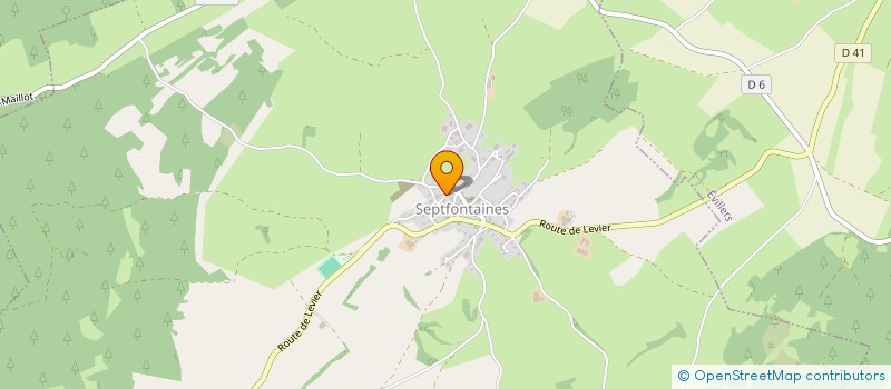 localisation de l'entreprise SODERAF  SEPTFONTAINES