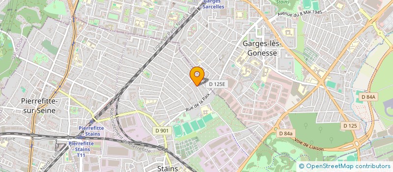 localisation de l'entreprise SODEREC à STAINS