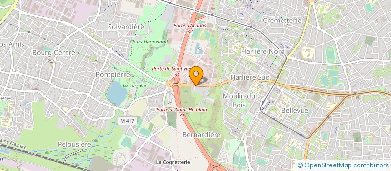 localisation de l'entreprise SODEREF ATLANTIQUE  SAINT-HERBLAIN