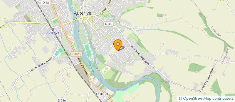 localisation de l'entreprise SODERSTROM  AUTERIVE