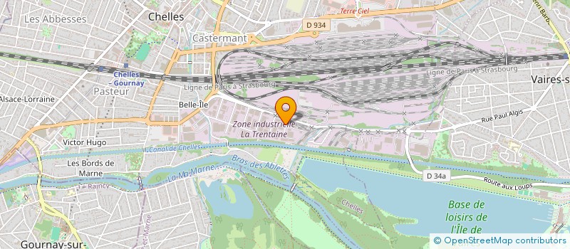 localisation de l'entreprise SODESNE  CHELLES