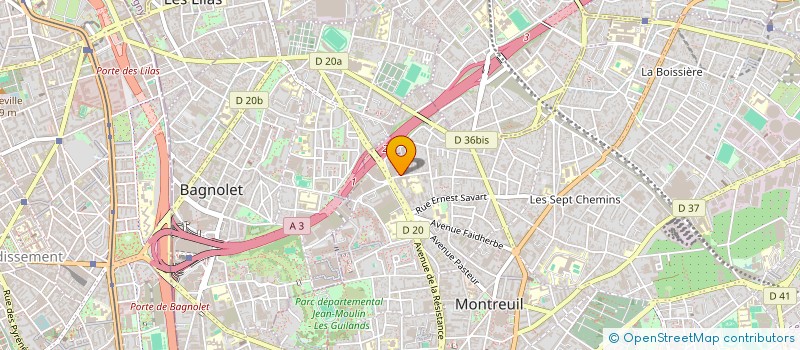 localisation de l'entreprise SODESPEC SA à MONTREUIL