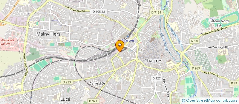 localisation de l'entreprise SODESTEL à CHARTRES