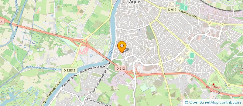 localisation de l'entreprise SODESUD à AGDE