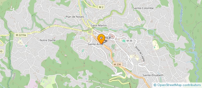 localisation de l'entreprise SODESUP II à VENCE
