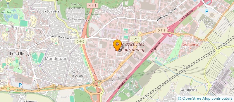 localisation de l'entreprise SODETEST à LES ULIS