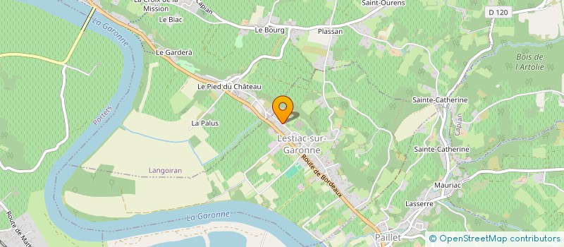 localisation de l'entreprise SODETIK FRANCE  LESTIAC-SUR-GARONNE