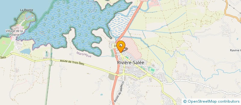 localisation de l'entreprise SODETRAC SOCIETE DE TRAVAUX CARAIBEENS à RIVIERE SALEE